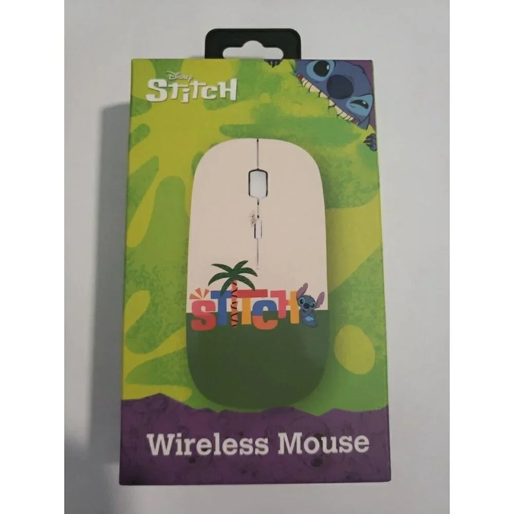 Disney Stitch Wireless Mouse Includes USB Connector NEW!